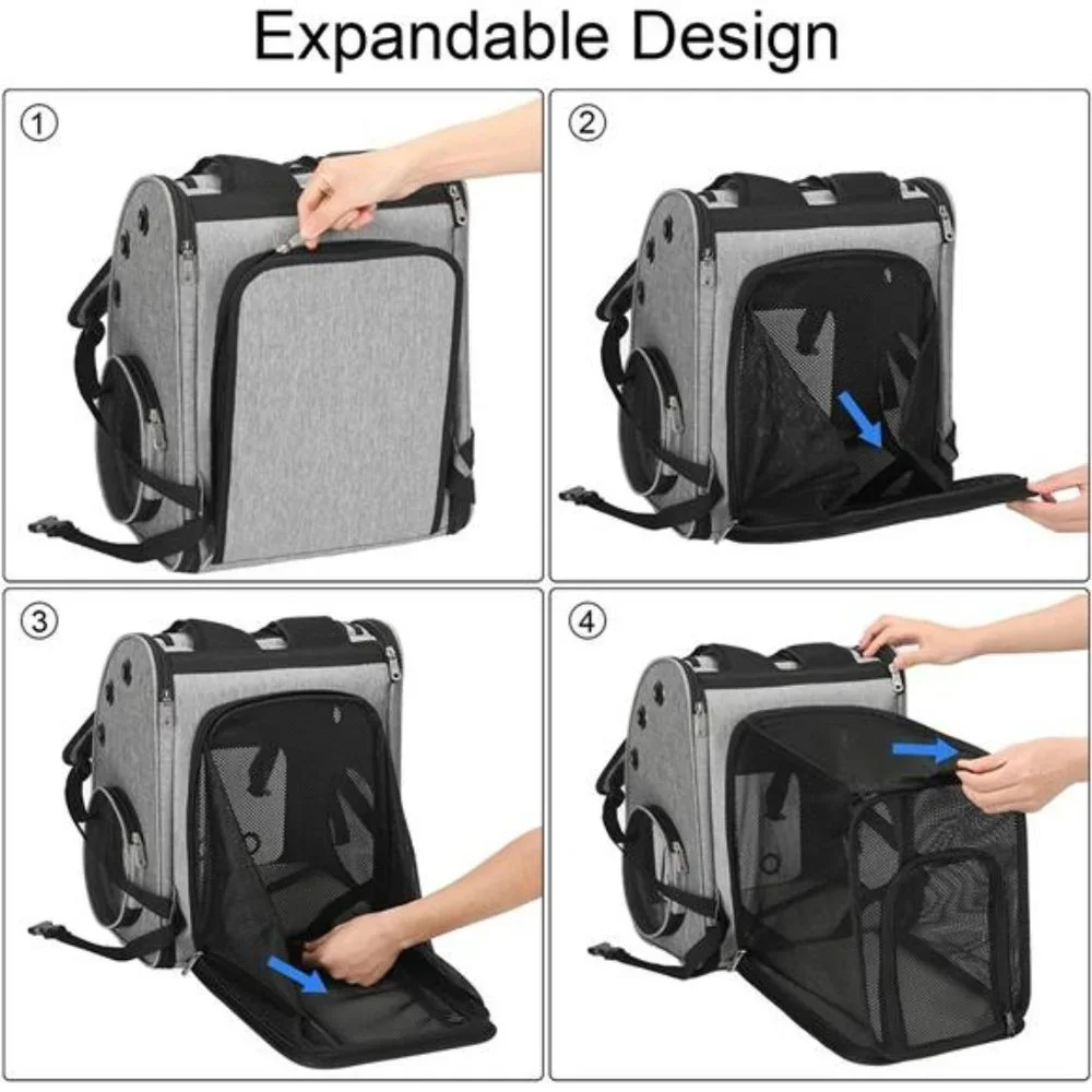 Pet Carrier Backpack for Cats,Dogs and Small Animals,Portable Pet Travel Carrier